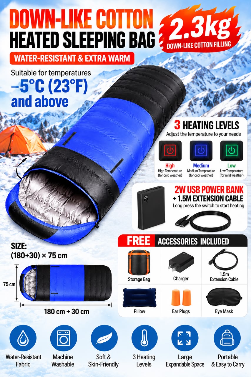 ZOKICO Heated Sleeping Bag