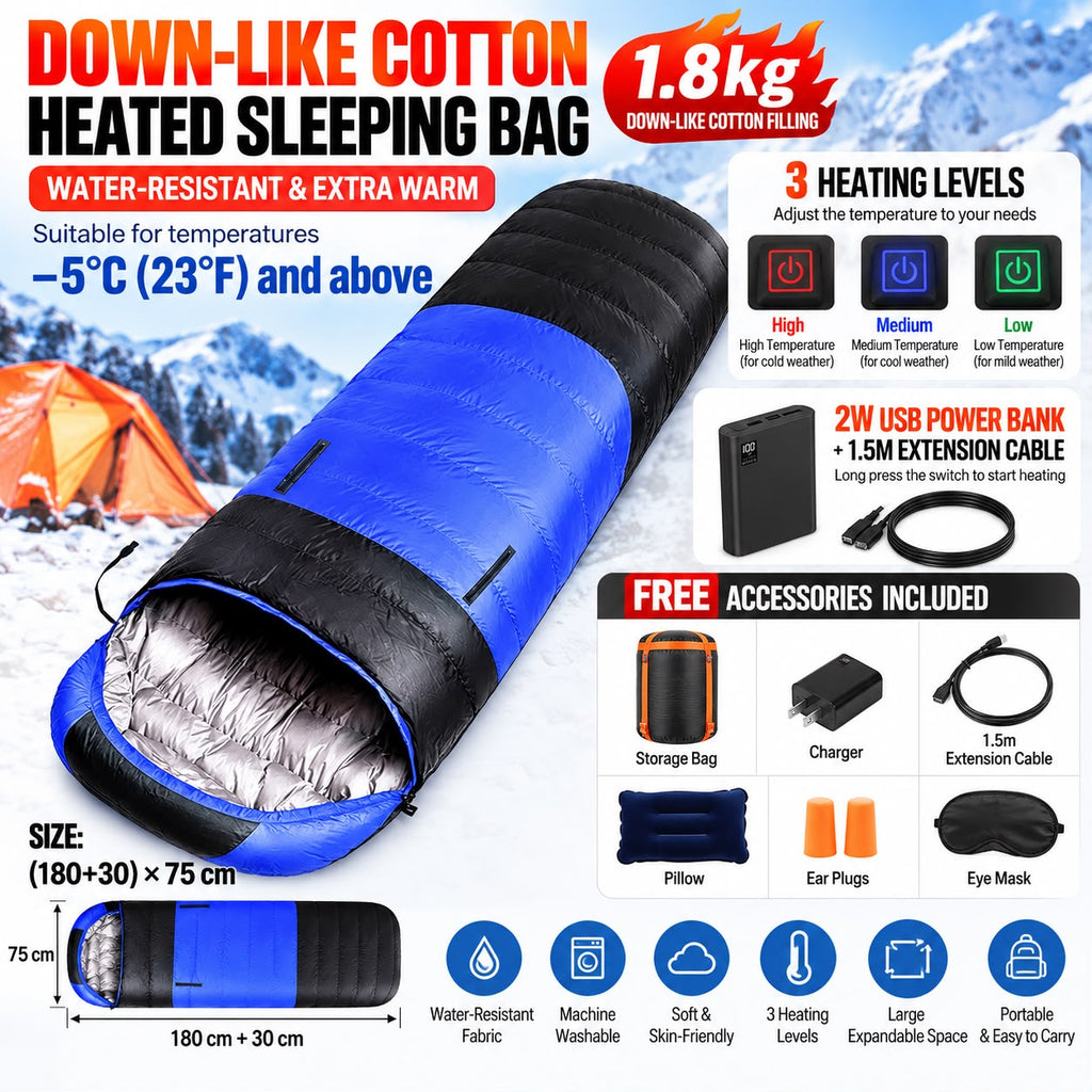 ZOKICO Heated Sleeping Bag 1.8kg version